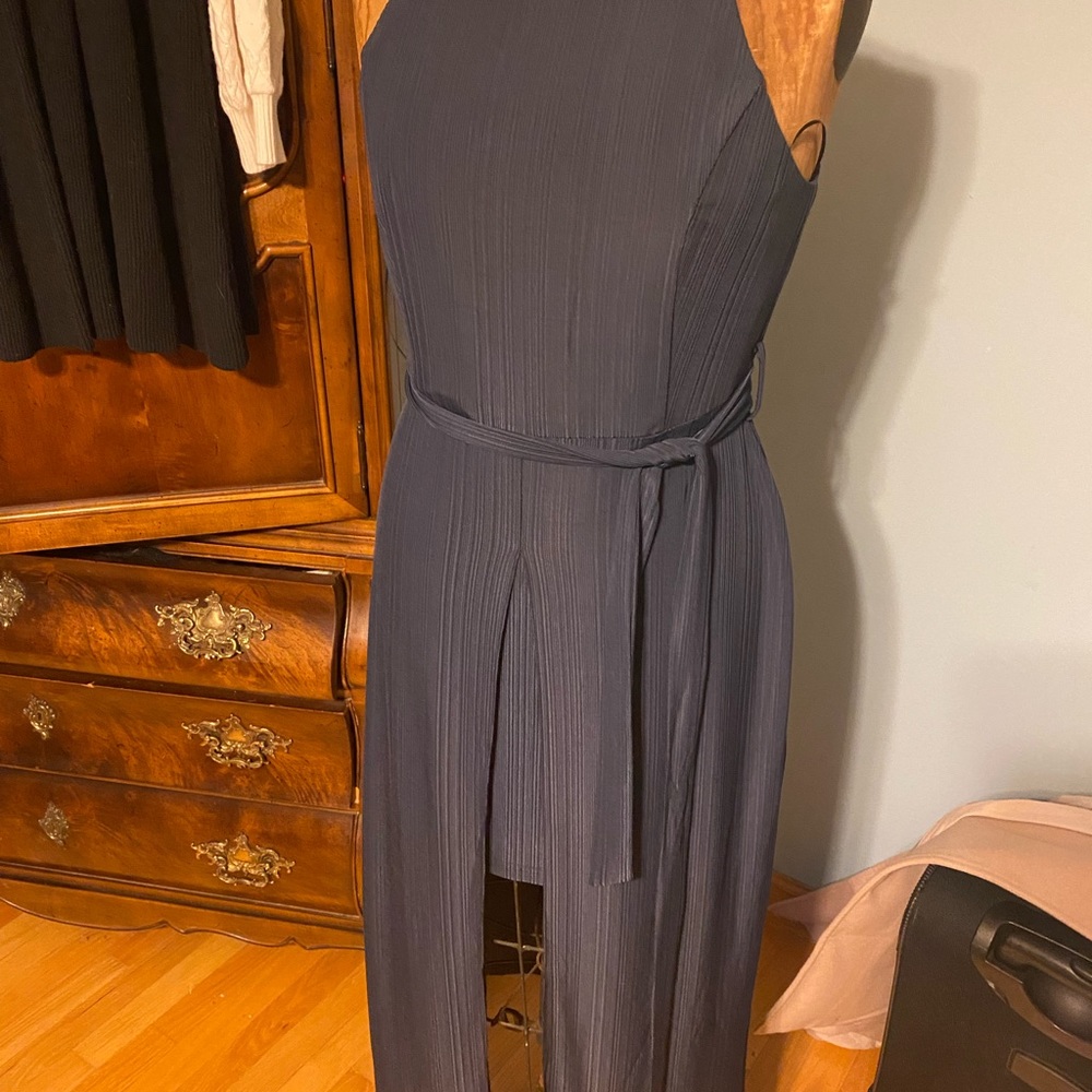 LuLus Navy Blue Dress Size L